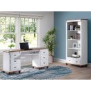 Ver imagem 2 de Escrivaninha Linz 6 Gavetas 80 X 176 X 50 Cm (a X L X P)