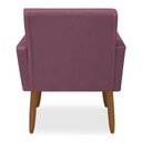 Ver imagem 5 de Kit 2 Poltronas Decorativa Nina Pés Palito Veludo Lilas Chamby Móveis