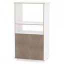 Ver mais imagens de Armário de Cozinha para Forno Jaú 2 Portas Branco - Pnr Móveis