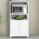 Ver imagem 1 de Armário de Cozinha para Forno Jaú 2 Portas Branco - Pnr Móveis