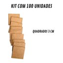 Ver imagem 2 de Placa MDF Cru 3mm Chapa 3x3 cm 100 Uni
