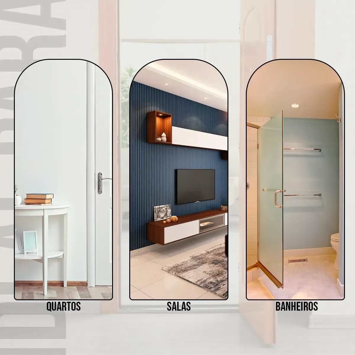 Ver imagem 4 de Fixador de Porta Magnético com Imã para Piso Preto Re165 Snel Home