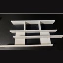 Ver imagem 3 de Nicho Prateleira Suspenso Quarto Zeus Solutions Slim Branco