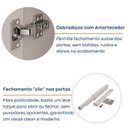 Ver mais imagens de Rack com Painel TV até 75 Polegadas 2 Torres Nichos LED 100% MDF 270CMX217CM Astro Foscarini
