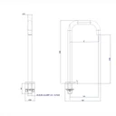 Ver imagem 5 de Bica P/ Lavatorio Quadrada M Deca You Br Mt 1791.br105.mt
