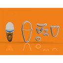 Ver imagem 1 de Cortador Os Incríveis - Sr Gelado Tamanho 5,5 Cm