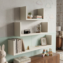 Ver imagem 1 de Kit 3 Nichos Prateleira U 30/60/90cm Branco Mdf Decorativo Sala Cozinha Quarto Decoração