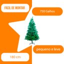 Ver imagem 4 de Árvore de Natal Premium Pinheiro Verde 1.80 de Altura