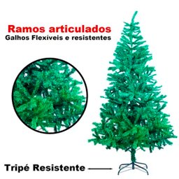 Árvore de Natal Premium Pinheiro Verde 1.80 de Altura - 5