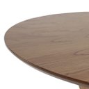 Ver imagem 3 de Mesa Jantar Lívia Nacional Móveis Redonda 135 Cm Base e Tampo em Madeira Pinhão
