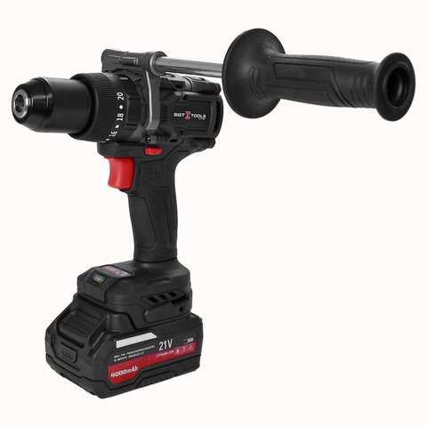 Parafusadeira/furadeira Impacto Brushless 1/2" (13mm) -150nm - 2 Baterias 21v - Sgt-7140