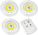 Ver imagem 3 de Kit 3 Lampadas Luminaria Led Controle sem Fio Spot Remoto 15w Smd