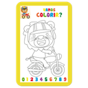 Ver imagem 2 de Tapete Infantil de Atividades Colorir Leãozinho