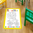 Ver imagem 1 de Tapete Infantil de Atividades Colorir Leãozinho