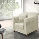 Ver imagem 4 de Kit 2 Poltronas Decorativas Retro Polo Veludo 2221 Ezz