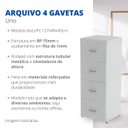 Ver imagem 4 de Armário Arquivo 4 Gavetas - Uno