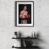 Quadro Rocky Balboa Boxe - 60x48cm:madeira Preta - 2