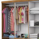 Ver imagem 4 de Guarda Roupa Casal A22 6 Portas 2 Gavetas Com Espelho Carioca Móveis