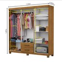 Ver mais imagens de Guarda Roupa Casal A22 6 Portas 2 Gavetas Com Espelho Carioca Móveis