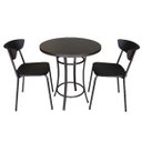 Ver imagem 1 de Kit Café Bar 1 Mesa e 2 Banquetas Linha Smart Preto