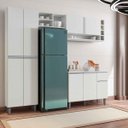 Ver imagem 3 de Cozinha Modulada Completa Valesca 2,30 M 5 Peças Branco