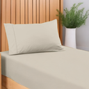 Ver imagem 2 de Jogo de Lençol Cama Solteiro 400 Fios Percal 2 Peças Ponto Palito Anti-pilling com Toque 100% Macio