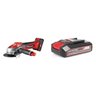 Kit Esmerilhadeira Angular a Bateria Te-ag 18/115 com Bateria Power-x-change 18v 2,5 Ah Li Einhell - 2