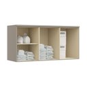 Ver imagem 3 de Módulo Aéreo para Quarto 3 Portas Elegance Branco/Niquel/Blanc