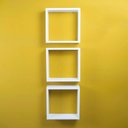 Ver imagem 3 de Conjunto 3 Nichos Decorativos 30x30 Branco para Sala Quarto