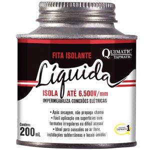 Fita Isolante Líquida Vermelha 200ml - Bh1 - Tapmatic