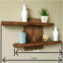 Ver imagem 2 de Prateleira Organizadora Multiuso Madeira Maciça