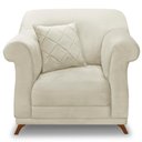 Ver imagem 7 de Poltrona Decorativa Retro Polo com Almofada Veludo 2221 Ezz 2221