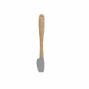 Ver imagem 1 de Jogo 2 Meia Espát Retas Silicone Cabo Bambu 21 Cm Mimo