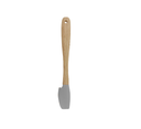Ver imagem 1 de Jogo 2 Meia Espát Retas Silicone Cabo Bambu 21 Cm Mimo