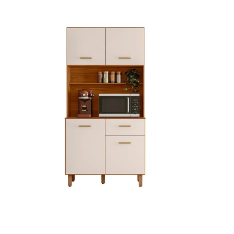 Kit Cozinha New Izis 0.90m Freijó/Off White