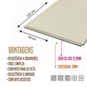 Ver imagem 2 de Piso Vinílico Colado Régua 122cmx2mmx18cm Rende 4,65m²