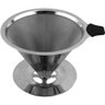 Coador Filtro Café Permanente Aço Inox sem Uso de Pape 10.3x6,5cm - 1