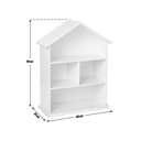 Ver imagem 4 de Organizador Infantil Casinha Cecília 100% Mdf (brinquedos) WoodCore
