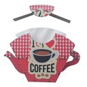 Ver imagem 2 de Porta Filtro em Madeira para Coador de Café Decor - I Love Coffe