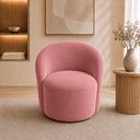 Ver imagem 1 de Poltrona Decorativa Yara Base Giratória Veludo Sala Estar Quarto Recepção Confortável