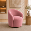 Ver imagem 4 de Poltrona Decorativa Yara Base Giratória Veludo Sala Estar Quarto Recepção Confortável