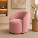 Ver imagem 2 de Poltrona Decorativa Yara Base Giratória Veludo Sala Estar Quarto Recepção Confortável