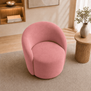 Ver imagem 5 de Poltrona Decorativa Yara Base Giratória Veludo Sala Estar Quarto Recepção Confortável