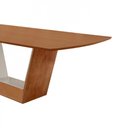 Ver imagem 4 de Mesa para Sala de Jantar Rubi 180cm Moderna Mobília Cinamomo com Off White-cinamomo Imbuia