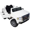 Mini Caminhonete Carro Elétrico Infantil Gmc Canyon Bateria 12v Branca Importway Bw-281br Motorizado - 3