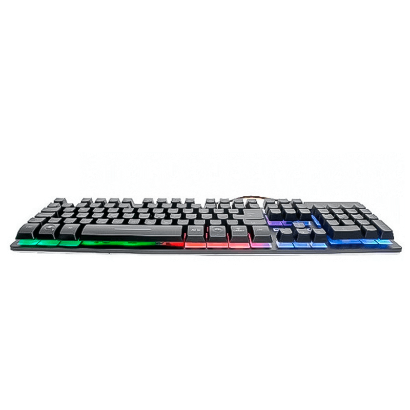 Teclado Gamer Luminoso Com Fio Usb Tecla Macia - 4