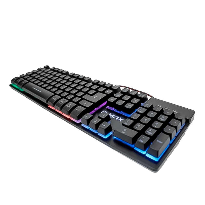 Teclado Gamer Luminoso Com Fio Usb Tecla Macia - 2