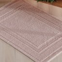 Ver imagem 3 de Tapete Nobile Jacquard 100% Algodão 1300g/m² 50x70cm Peach