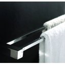 Ver imagem 2 de Porta Toalha Duplo Quadrado 60cm Cromado:cromado