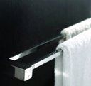 Ver imagem 2 de Porta Toalha Duplo Quadrado 60cm Cromado:cromado